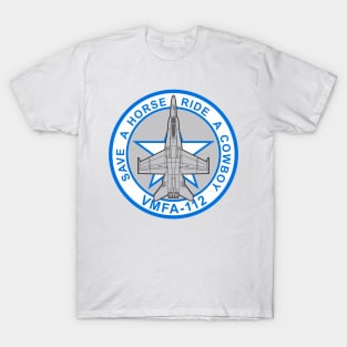 VMFA - 112 Cowboys USMC - F/A-18 Hornet T-Shirt